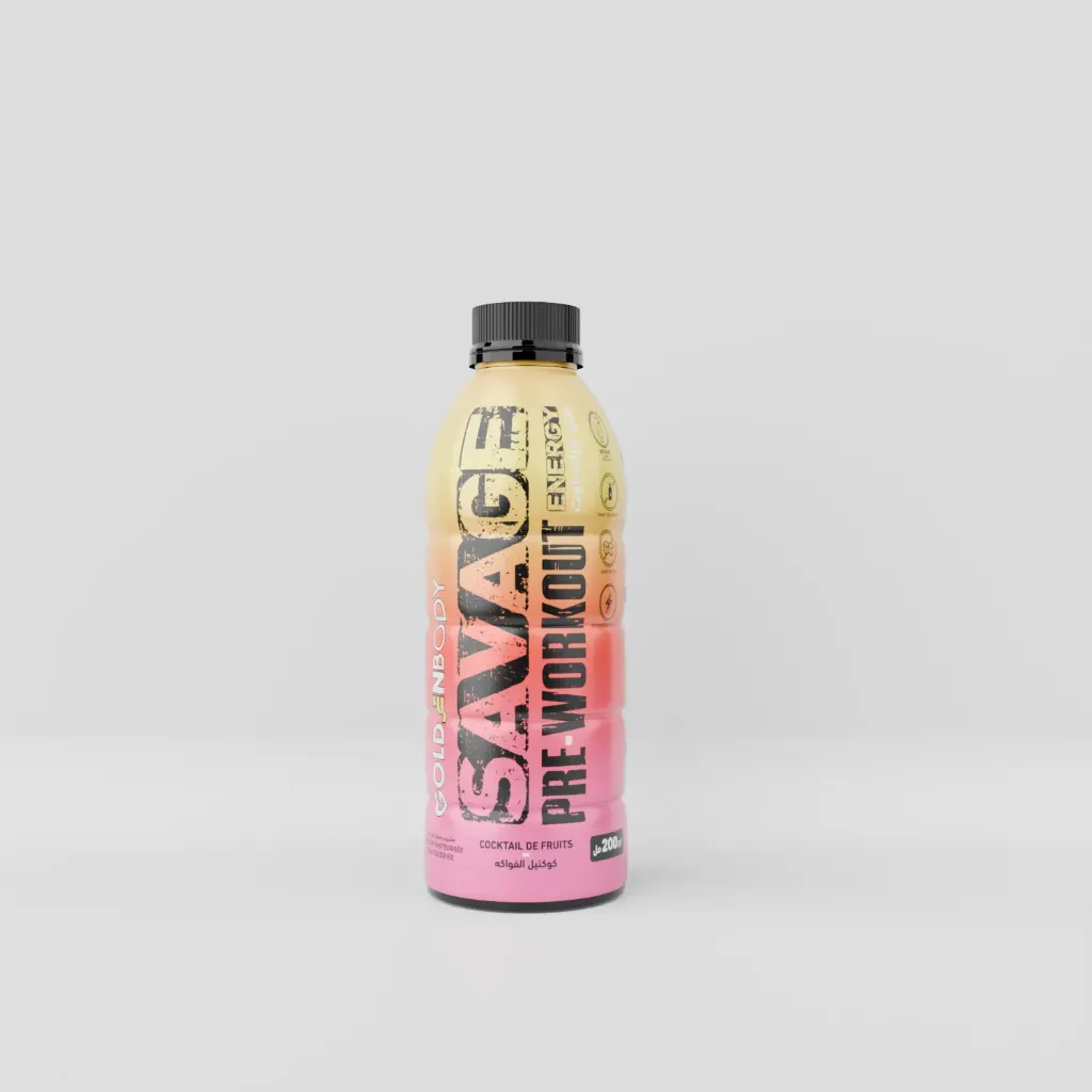 SAVAGE PRE-WORKOUT (200MLx20) (Cocktail De Fruits)